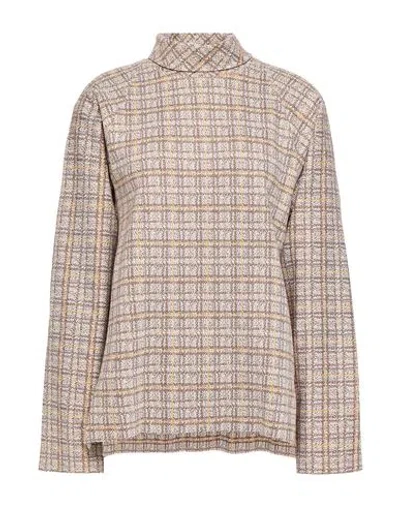 Rosetta Getty Woman Top Beige Size S Viscose, Nylon, Elastic Fibres