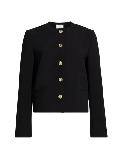 Rosetta Getty Women's Tailored Crewneck Jacket In Black