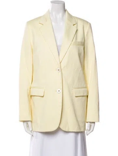 Pre-owned Rosetta Getty Wool Blazer In Neutral
