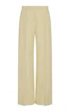 Rosetta Getty Slit Hem Trousers In Yellow