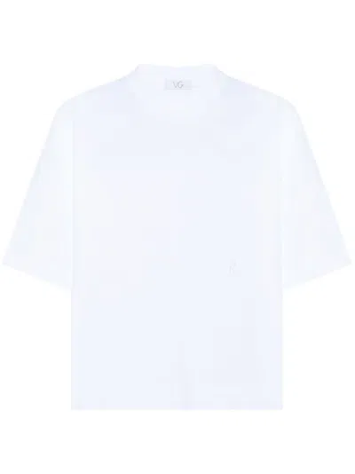 Rosetta Getty X Violet Getty Cropped T-shirt In White