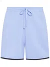 Rosetta Getty X Violet Getty Track Shorts In Blue