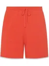 Rosetta Getty X Violet Getty Wool-cotton Track Pants In Red