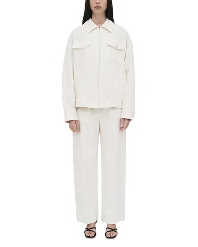 ROSETTA GETTY ZIP FRONT SHIRT JACKET