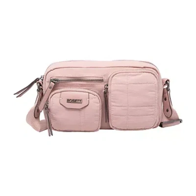 Rosetti Amber Nylon Crossbody Bag In Pink