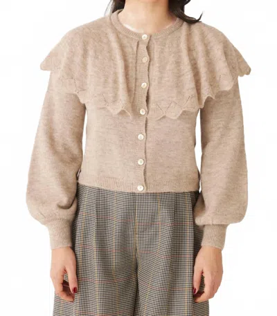 Rosevelvet Colette Sweater In Oatmeal In Neutral