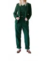 Rosevelvet Tilda Corduroy Jacket In Pine Corduroy In Green