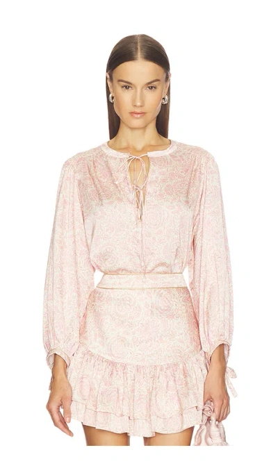 Rosewater House Bita Blouse In Pink