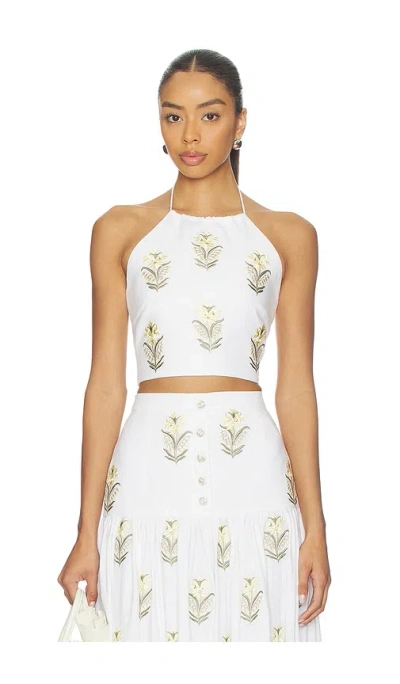 Rosewater House Gilda Bustier In White