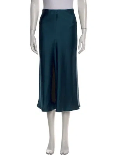Pre-owned Rosewater House Midi Length Skirt In Blue