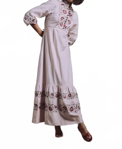 Rosewater House Saba Maxi Dress In Pink