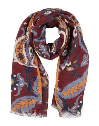 Rosi Collection Man Scarf Burgundy Size - Cashmere