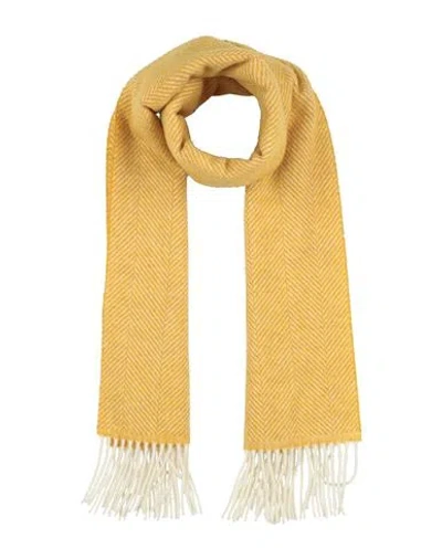 Rosi Collection Man Scarf Yellow Size - Virgin Wool