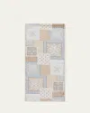 Rosi Collection Men's Double-face Silk Scarf In Beige