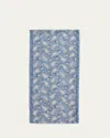Rosi Collection Men's Double-face Silk Scarf In Navy