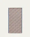 Rosi Collection Men's Silk Double-face Scarf In Brown