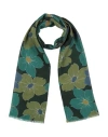 ROSI COLLECTION ROSI COLLECTION WOMAN SCARF MILITARY GREEN SIZE - WOOL, SILK