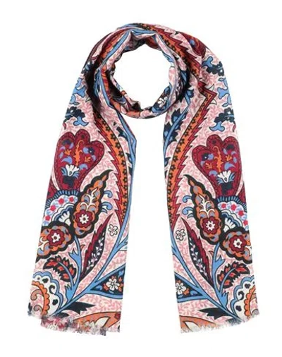 Rosi Collection Woman Scarf Pink Size - Wool