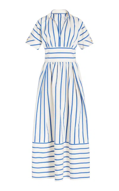 Rosie Assoulin Ask For Directions Shirt Dress In Stripe