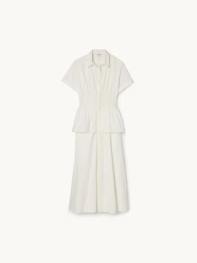 Rosie Assoulin Boogie Woogie Bugle Boy Dress White 2 In Multi