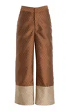 Rosie Assoulin Boyfriend Trouser In Brown