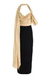 Rosie Assoulin Burbling Stream Scarf Dress