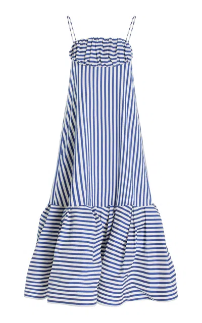 Rosie Assoulin Cami Striped Midi Dress