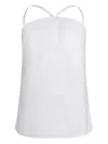 Rosie Assoulin Cross-strap Top In White