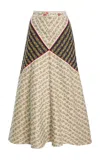 Rosie Assoulin Diamond A-line Skirt