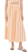 Rosie Assoulin Easy Does It Skirt Creamsicle In Orange