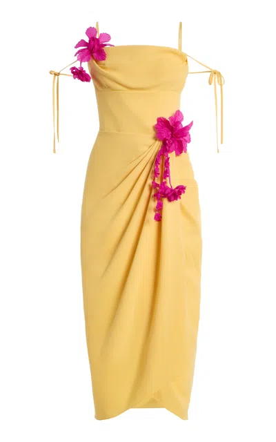 Rosie Assoulin Exclusive La Isla Sarong But So Right Dress In Yellow