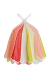 Rosie Assoulin Exclusive Riviera Silk-chiffon Umbrella Top In Multi