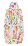 Rosie Assoulin Fifi Ball Cotton Skirt In Multi