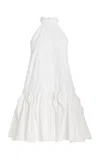 Rosie Assoulin Fifi Ruffled Cotton Top In White