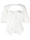 Rosie Assoulin Oberteil Mit Herzausschnitt In White