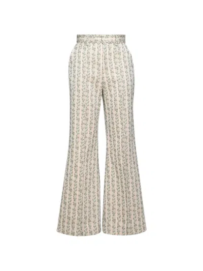 Rosie Assoulin Hose Mit Blumenmuster In Neutral