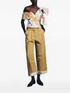 Rosie Assoulin Fruit-print Bow Top In White