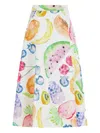Rosie Assoulin Fruit-print Midi Skirt