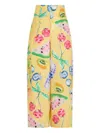 Rosie Assoulin Fruit-print Trousers In Multi