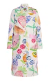 Rosie Assoulin Graphic Printed Cotton Overcoat In Multi