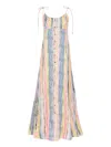 Rosie Assoulin High Garden Striped Sleeveless Button-front Maxi Dress