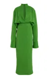 Rosie Assoulin Just A Small Gathering Open Back Dress