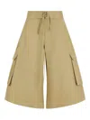 Rosie Assoulin Lace-up Fastening Cargo Shorts In Neutral