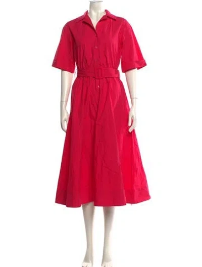 Pre-owned Rosie Assoulin Long Dress In Red