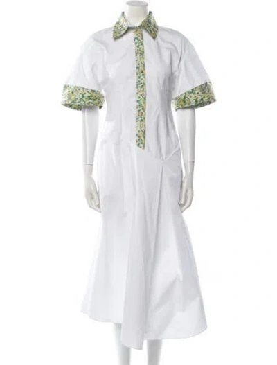 Pre-owned Rosie Assoulin Long Dress W/ Tags In White