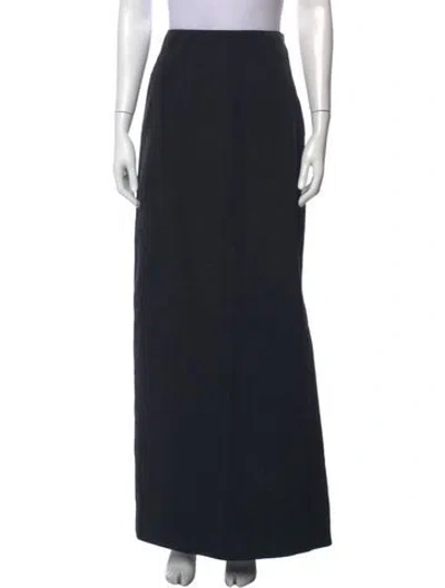 Pre-owned Rosie Assoulin Long Skirt In Black