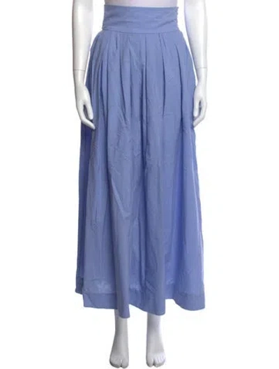 Pre-owned Rosie Assoulin Long Skirt In Blue