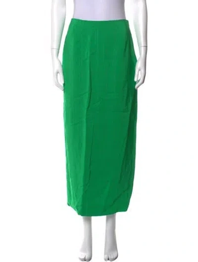 Pre-owned Rosie Assoulin Long Skirt In Green