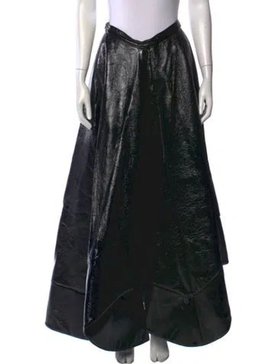 Pre-owned Rosie Assoulin Long Skirt W/ Tags In Black