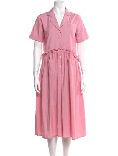 Pre-owned Rosie Assoulin Midi Length Dress In Pink